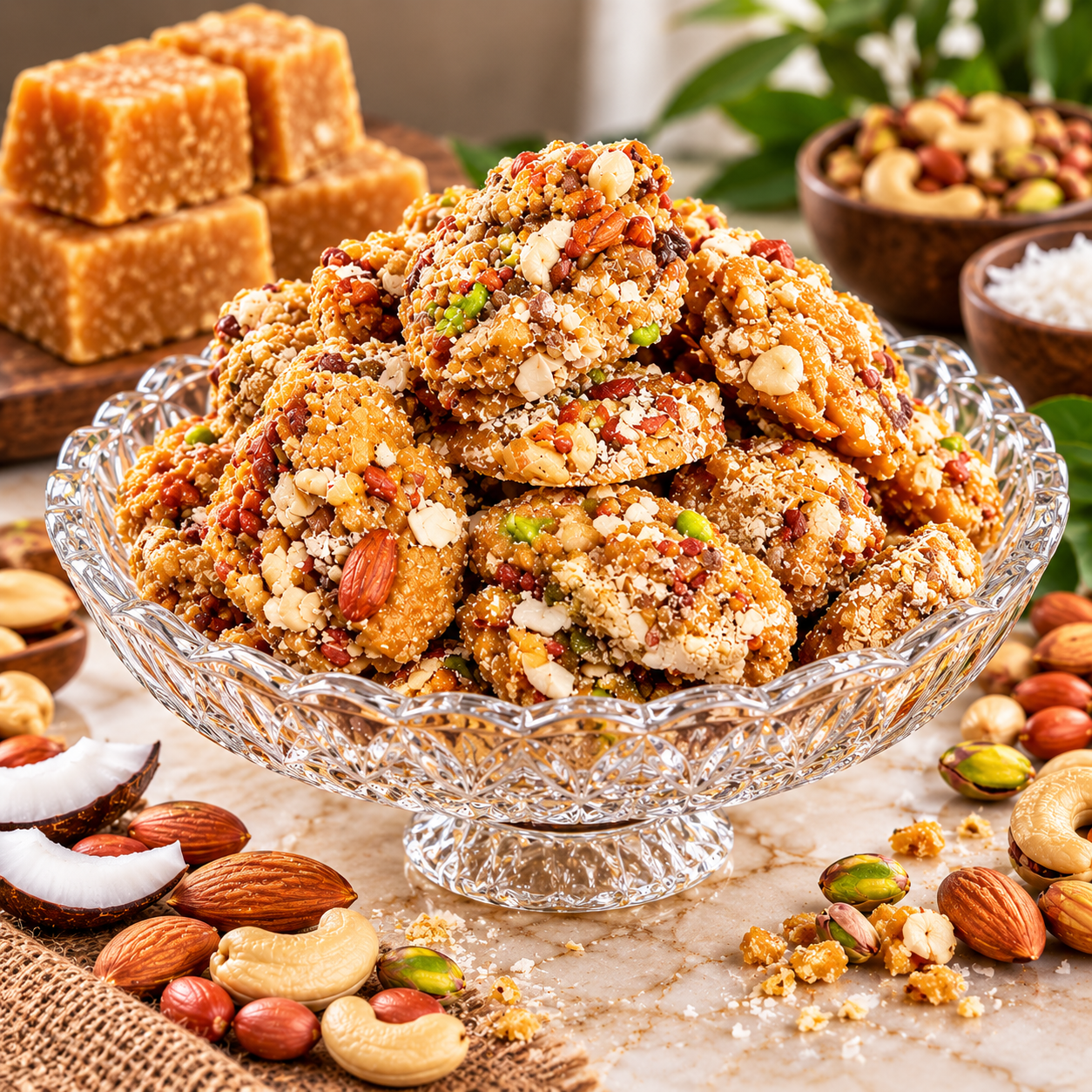 Premium Dry Fruit Gur (Mixed Nuts Jaggery - Image 2